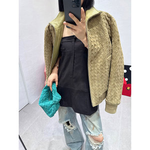 Veste en cuir pour femme, modèle 2026, élégante et chic, coupe-vent, importée, en peau d'agneau légèrement cirée, à double col, avec ceinture, mi-longue, style <span class=keywords><strong>trench</strong></span>. - Product Image 5