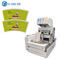 Équipement d'entrepreneuriat Imprimante de gobelets en papier jetables Machine d'impression numérique entièrement automatique Impression couleur sur gobelets en papier kraft
