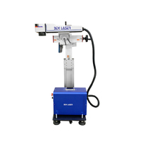 Werkspreis PET-Kunststoffflaschen PVC-Rohre und -Kabel Laserdrucker online 30 W 50 W faser-Flieglaser-Markierungsmaschine zu verkaufen
