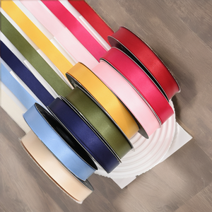 High Quality Luxury Warm Brown Satin <b>Ribbon</b> Custom Decorative <b>Ribbons</b> for Valentine's Day Gift Wrapping Wholesale - Product Image 2