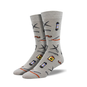 Nouvelles chaussettes créatives <span class=keywords><strong>pour</strong></span> hommes, motifs de dessins animés, outils de barbier, caca, médicaments, <span class=keywords><strong>pompier</strong></span>, infirmier, médecin, profession - Product Image 2