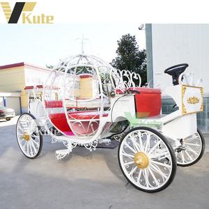 Calèche de mariage Princesse Cendrillon, calèche à chevaux royale, remorque à chevaux à vendre - Product Image 5