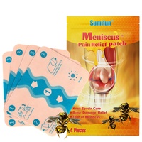 Patch anti-douleur articulaire grande taille au venin d'abeille et extrait d'armoise, pansement de soutien musculaire, autocollant à base de plantes naturelles, 4 pièces/sac pour adulte