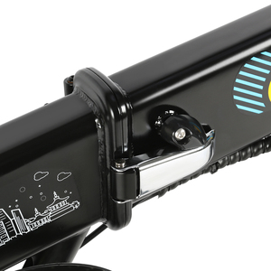 Mini bicicleta eléctrica plegable de 14 pulgadas con marco de acero, envío directo, stock de la UE, 350W, 36V7.8Ah, bicicleta eléctrica de ciudad plegable - Product Image 6