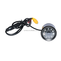 Caméra de recul de style balle à montage encastré de 28 mm pour camping-car caravane étanche avec 8 lumières LED IR pour vision nocturne