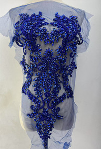 Parche Decorativo Cosido a Mano con Cuentas de Cristal Ecológicas y Pedrería <span class=keywords><strong>3D</strong></span> para Vestidos y Prendas - Product Image 5