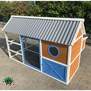 กรงเลี้ยงกระต่ายแบบสุ่มไก่ใช้ในบ้านกรงกระต่ายกลางแจ้งบ้านไม้กรงสัตว์เลี้ยงสำหรับ<span class=keywords><strong>สัตว์</strong></span>ขนาดเล็ก - Product Image 4