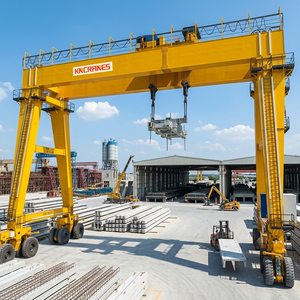 Grue à portique sur pneus en caoutchouc de 10 à 50 tonnes, grue RTG pour le levage en port, terminal et entrepôt - Product Image 2