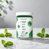 Boisson portable saine au vinaigre de cidre de pomme, boisson fermentée naturelle, faible en calories, pour une utilisation en extérieur et au bureau