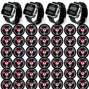 Catel ctw05 nhà hàng ctt13 42 nút gọi máy phát 4 Đồng hồ máy nhắn tin khách bồi bàn máy nhắn tin xếp hàng hệ thống gọi điện thoại bảng buzzer - Product Image 1