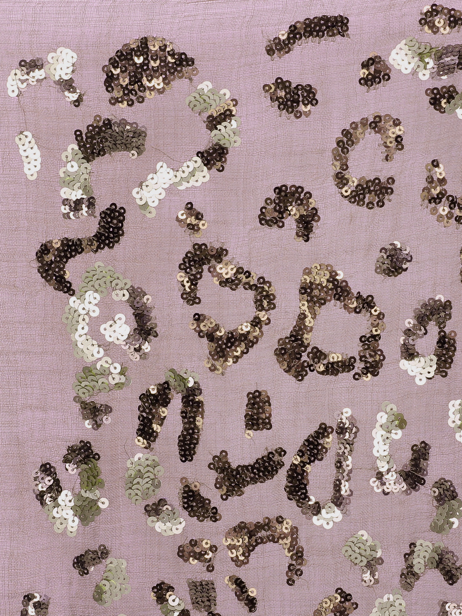 VISON GRIS AVEC TRAVAIL DE PAILLETTES