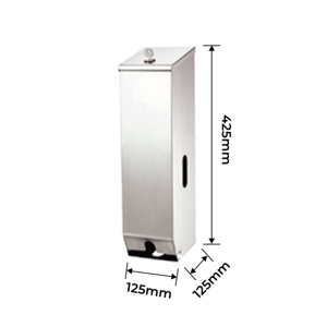 Moderno Portarrollos de Papel Higiénico Triple de Acero Inoxidable con Acabado Satinado, Capacidad para 3 Rollos, para Hoteles y Motels - Product Image 6