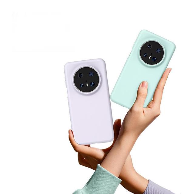 Suitable for Huawei Mate 70 Pro simple solid color liquid silicone phone case full coverage and shockproof protective cover