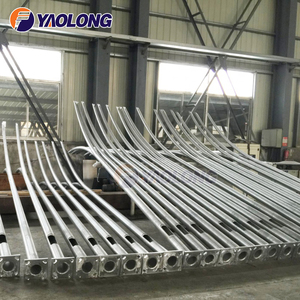 Thiết kế mới năng lượng mặt trời <span class=keywords><strong>LED</strong></span> 8M Nhôm & thép không gỉ bền Đèn sân vườn cực ánh sáng đường phố cực 10 năm bảo hành cho cảnh quan - Product Image 4