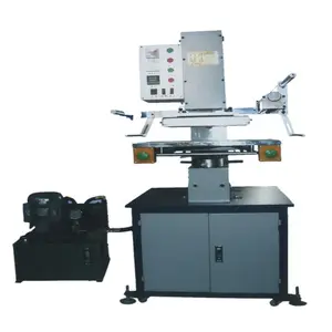 TJ-63 Hydraulic hot stamping embossing machine for gold foil Cigar bands ring label stickers