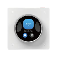 Contrôleur de panneau intelligent mural Golden Security Tuya avec bouton rotatif, écran 1,6 pouce, commande vocale Alexa, relais 3 voies, norme européenne, application
