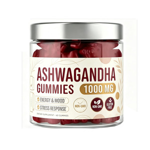 Gomitas de Ashwagandha Adaptógenas Sin Gluten y Sin OMG, Suplementos en Gomitas - Product Image 1