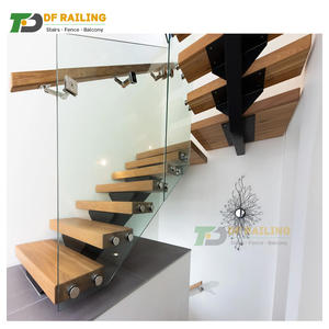 الدرج العائم الحديث DF ، تصميم الدرج العائم الحديث ، الدرج العائم الصلب الداخلي غير المرئي المزخرف في الولايات المتحدة الأمريكية الحديثة - Product Image 5