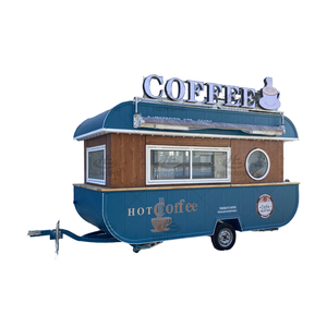 Camión de Comida Personalizado Totalmente Equipado, Remolque de Comida de Chapa Galvanizada para Bar de Jugos, Remolque para Helados - Product Image 1