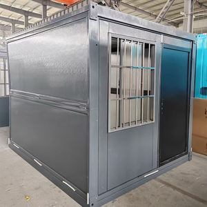 Triángulo prefabricado personalizado de fábrica, casas de contenedores plegables de 2 a 3 pisos, casa de hotel prefabricada de 3 dormitorios con inodoro y baño - Product Image 5