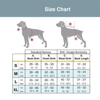 Harnais anti-évasion pour chien, respirant, réglable, réfléchissant, anti-évasion, avec sangle supplémentaire pour chiens de taille moyenne à grande