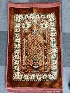 Alfombra de área de visón musulmán, alfombra para casa, esponja Multicolor, Raschel, alfombra de oración - Product Image 3