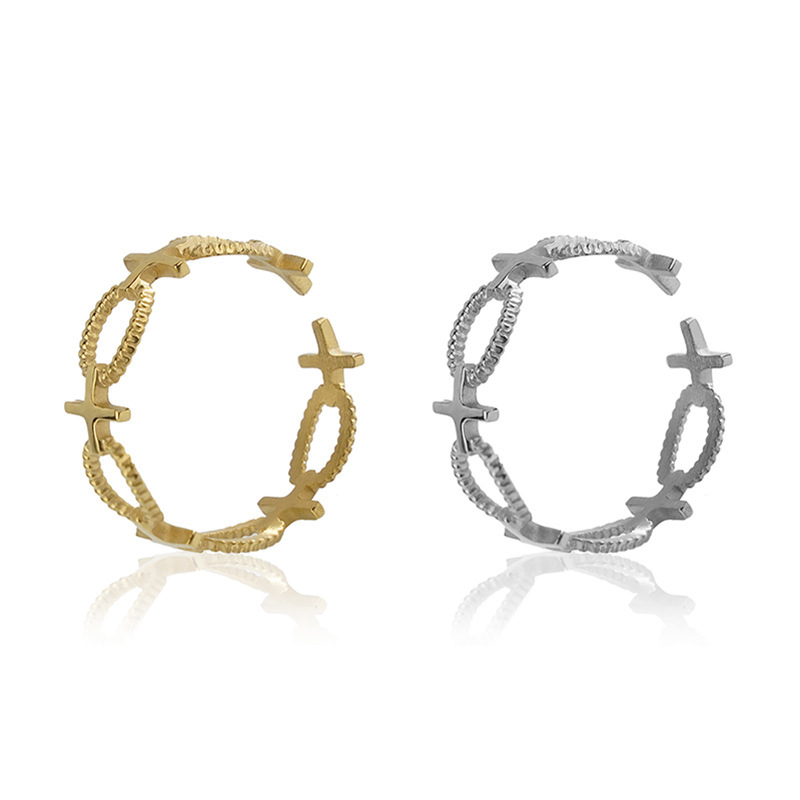 Women s Rotating Four Leaf Flower