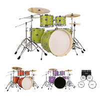 Vente d'Usine Instrument de Percussion Musical Professionnel Batterie de Jazz Set de Batteries 5 ou 7 Pièces