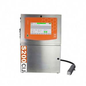 Imprimante jet d'encre industrielle CE automatique à plat pour petits caractères, machine de codage rapide et de marquage de date pour applications PVC - Product Image 2