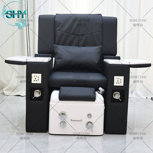 Offre Spéciale Lumière Led <span class=keywords><strong>Noir</strong></span> Salon Inclinable Manucure <span class=keywords><strong>Chaise</strong></span> De Luxe <span class=keywords><strong>Pied</strong></span> Pédicure Spa <span class=keywords><strong>Chaise</strong></span> Avec Massage - Product Image 2