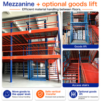Plateforme de Stockage Industrielle Multi-Niveaux en Acier Robuste pour Entrepôt, Fabrication Personnalisée par le Fabricant