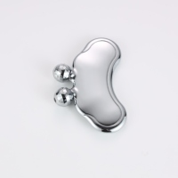 Planche Gua Sha en forme de cadenas, légère, outil de beauté, double boule roulante, favorise l'absorption de la crème, entretien facial quotidien