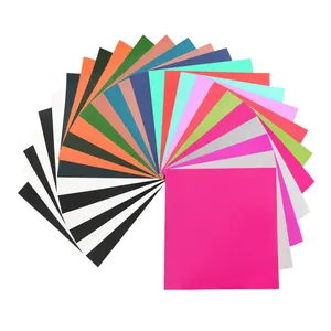 인쇄 용지 블랙 또는 화이트 PU 플렉스 Vynils 다채로운 로고 열 프레스 DIY 인쇄 전송 종이 PVC/TPU 필름