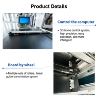 Petite perceuse CNC six faces pour le travail du bois, peu encombrante et gain de place pour percer les panneaux de meubles