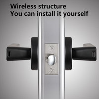 Serrure de porte intelligente Tuya serrure numérique sans clé mot de passe électronique empreinte digitale poignée intelligente levier serrure de porte