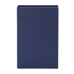 Boîte cadeau de luxe en carton rigide recyclable, en suède, faite à la main, boîte à clapet pour CD avec insert personnalisé - Product Image 6