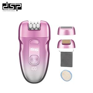 Depiladora eléctrica 3 en 1 para mujer DSP con afeitadora y lima para pies para depilación corporal y cuidado de pedicura - Product Image 4