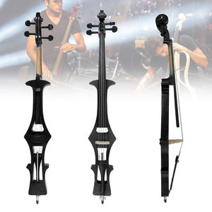 <span class=keywords><strong>Violoncelle</strong></span> électrique silencieux Plug Play en bois massif 4/4 pleine taille pour adultes, avec étui de transport arc inclus SET - Product Image 6