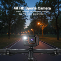 Cámara Deportiva Extrema en Oferta, 4K, Gran Angular de 170°, Portátil, Resistente al Agua, Pantalla HD de 2.0'', Cámara de Acción para Ciclismo