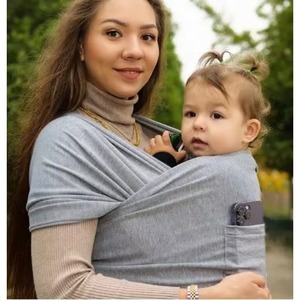 Échantillon gratuit : Nouveau porte-bébé décontracté réglable pour nouveau-né, facile à porter, avec poche. - Product Image 4
