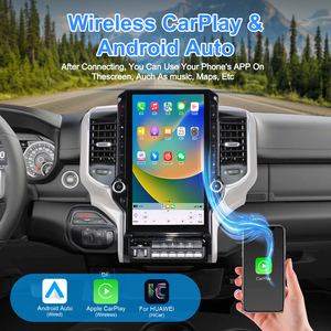 วิทยุติดรถยนต์ Navihua ระบบ Android หน้าจอสัมผัส 14.4 นิ้ว พร้อม DSP GPS รองรับ CarPlay สำหรับ Dodge Ram ปี 2019-2023 - Product Image 5