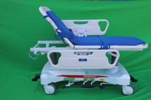 मेडिकल ग्रेड अस्पताल रोगी परिवहन ट्रॉली हाइड्रोलिक आपातकालीन मोबाइल गाड़ी - Product Image 2