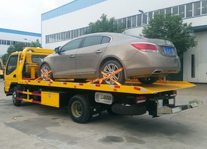 Nouveau camion de dépannage AOMAN fabriqué au Shandong, 4x2/4x4, diesel, boîte manuelle, plateau plat, capacité 3T-5T, norme Euro 3, pour le sauvetage routier - Product Image 3