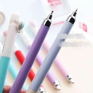 Kreativer Drehmechanismus Ballon-Design Radierbarer Blauer Gelstift Spaßiger Interaktiver Glatt Schreibender Studenten-Entwurfstift - Product Image 5