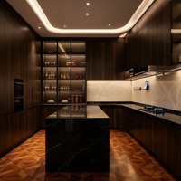 Armoires de cuisine de style italien de luxe sur mesure, armoires de cuisine de luxe de haute qualité, rangement en bois, armoires de cuisine design à vendre