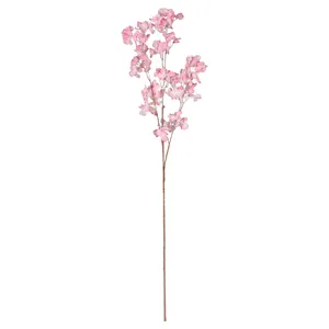 热卖单层樱花樱花茎手工挂丝人造花树枝派对家居墙面装饰