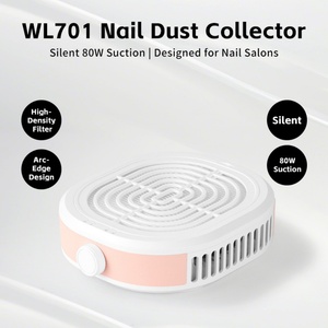 Aspirateur à poussière pour ongles 80W, professionnel, puissant, portable, mini, de haute qualité, turbo silencieux, pour salons de manucure - Product Image 5