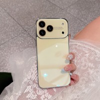 Coque en verre Macaron Premium, finition mate, respectueuse de la peau, antichoc pour iPhone 14 15 16 17 Pro Max