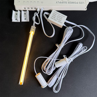 Contrôleur central à capteur de porte double LED DC12V DC24V pour éclairage d'armoires et de meubles