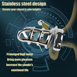 SEXBAY to figuring custom/ color metallo gabbia di castità in acciaio inox/lega di zinco per gabbia per pene di castità maschio blocco sex toy gabbia chiave - Product Image 5
